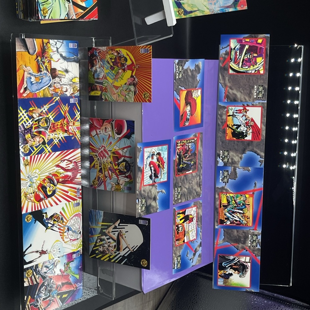 Colorful Comic Art Display
